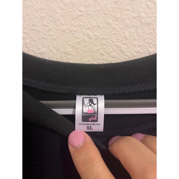 Boxercraft Girl Long Black Sweatshirt - Picture 3 of 3